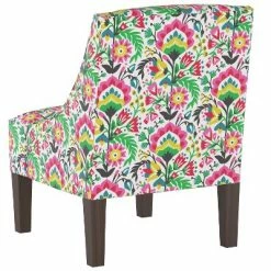 Promo 😉 Hudson Swoop Armchair Bright Floral - Threshold™ 👏 -Living Room Chairs Sales unnamed file 7032