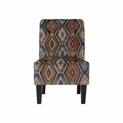 Best Pirce 😉 Set of 2 Bryce Armless Chair Geometric - Handy Living Navy Blue 🛒
