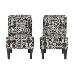 Best Pirce 😉 Set of 2 Bryce Armless Chair Geometric - Handy Living Navy Blue 🛒 -Living Room Chairs Sales unnamed file 7097