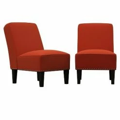 Best Pirce 😉 Set of 2 Bryce Armless Chair Geometric - Handy Living Navy Blue 🛒 -Living Room Chairs Sales unnamed file 7099