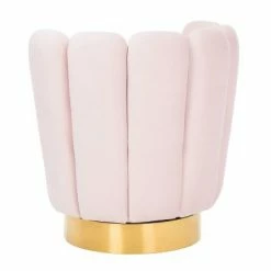 Brand new 🔔 Arrow Channel Tufted Chair Light Pink - Safavieh 👍 -Living Room Chairs Sales unnamed file 7112