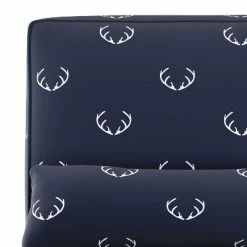Buy 😍 Armless Chair Patterned - Skyline Furniture Antler Navy 🔥 -Living Room Chairs Sales unnamed file 7119