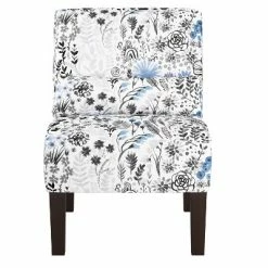 Buy 😍 Armless Chair Patterned - Skyline Furniture Antler Navy 🔥 -Living Room Chairs Sales unnamed file 7122