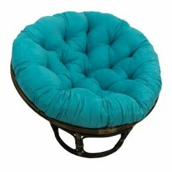 Discount 😀 42" Rattan Papasan Chair with Micro Suede Cushion - International Caravan Tangerine Dream 🔥 -Living Room Chairs Sales unnamed file 7131