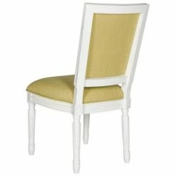Brand new 🧨 Set of 2 Buchanan Rectangle Side Chair - Safavieh Light Yellow 🔔 -Living Room Chairs Sales unnamed file 7217