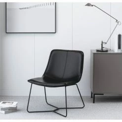 Hot Sale 🧨 Grayson Accent Chair - OSP Home Furnishings White Faux Leather/chrome Base 🤩 -Living Room Chairs Sales unnamed file 7231