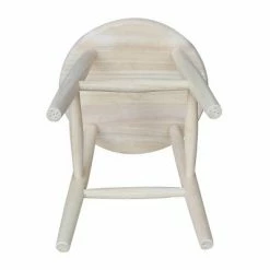 Flash Sale 🤩 Jonathan Swivel Scooped Seat 18" Stool - Unfinished - International Concepts ⌛ -Living Room Chairs Sales unnamed file 73