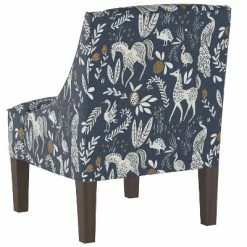 Budget 👍 Hudson Swoop Armchair Animal Print - Threshold™ Ivory 🔥 -Living Room Chairs Sales unnamed file 7306