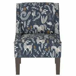Budget 👍 Hudson Swoop Armchair Animal Print - Threshold™ Ivory 🔥 -Living Room Chairs Sales unnamed file 7310