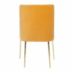 Deals ⭐ Nolita Velvet Accent Chair - Safavieh Mustard ✔️ -Living Room Chairs Sales unnamed file 7333