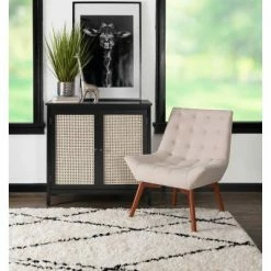 Top 10 ❤️ Serena Accent Chair Tufted Linen Beige - Linon 💯 -Living Room Chairs Sales unnamed file 7366