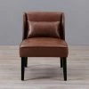 New 👍 Leather Lounge Chair Brown - Teamson Home 👍 2 New 👍 Leather Lounge Chair Brown - Teamson Home 👍 -Living Room Chairs Sales unnamed file 7369