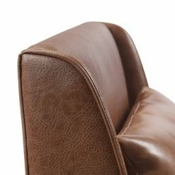 New 👍 Leather Lounge Chair Brown - Teamson Home 👍 -Living Room Chairs Sales unnamed file 7374