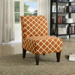 Discount 👍 North Accent Slipper Chair Pattern Orange - Picket House Furnishings 💯 10 Discount 👍 North Accent Slipper Chair Pattern Orange - Picket House Furnishings 💯 -Living Room Chairs Sales unnamed file 7387