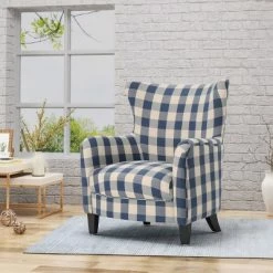 Best Pirce ⌛ Arabella Farmhouse Armchair - Christopher Knight Home Black/white 🌟