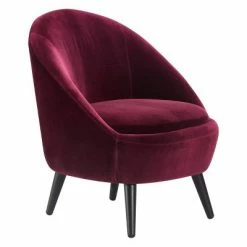Best deal π Nico Mid Century Modern Accent Chair and Ottoman Set French Merlot Red Velvet - Adore Decor 𧨠17 Best deal π Nico Mid Century Modern Accent Chair and Ottoman Set French Merlot Red Velvet - Adore Decor 𧨠-Living Room Chairs Sales unnamed file 7457