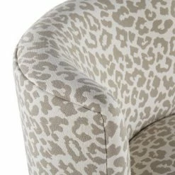 Flash Sale ⌛ Fran Contemporary Slipper Chair Gold Steel/Tan Leopard Fabric - LumiSource 🥰 -Living Room Chairs Sales unnamed file 7472