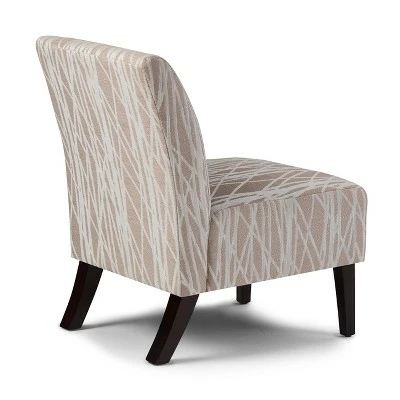 Buy ๐ 22" Mason Accent Chair Beige/White Patterned Fabric - WyndenHall ๐ 5 Buy ๐ 22" Mason Accent Chair Beige/White Patterned Fabric - WyndenHall ๐ - Image 3