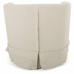 Discount 🛒 Cecilia Fabric Swivel Club Chair - Christopher Knight Home Natural ❤️ -Living Room Chairs Sales unnamed file 752