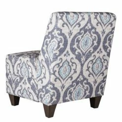 Cheap 😉 Blue Slate Collection Accent Chair Gray/Light/Large Damask - HomePop ⭐ -Living Room Chairs Sales unnamed file 7527