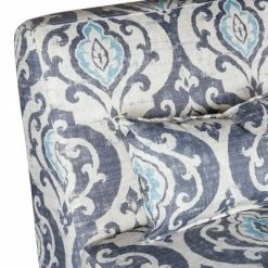 Cheap 😉 Blue Slate Collection Accent Chair Gray/Light/Large Damask - HomePop ⭐ -Living Room Chairs Sales unnamed file 7529