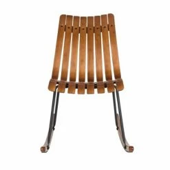 Discount 😉 Bamboo Contoured Rocking Accent Chair Brown - Glitzhome ⭐ -Living Room Chairs Sales unnamed file 7558