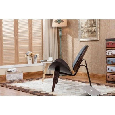 Top 10 ๐ Shell Side Chair Dark Walnut/Black - Boraam ๐งจ 4 Top 10 ๐ Shell Side Chair Dark Walnut/Black - Boraam ๐งจ - Image 2