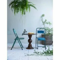 Wholesale 😀 A&B Home Antique Look Folding Chair Distressed Green - A&B Home 🎉