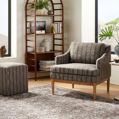 Best Pirce ✔️ Threshold Designed W/Studio McGee Howell Upholstered Accent Chair with Wood Base - Threshold™ designed with Studio McGee Light Gray 🤩 3 Best Pirce ✔️ Threshold Designed W/Studio McGee Howell Upholstered Accent Chair with Wood Base - Threshold™ designed with Studio McGee Light Gray 🤩