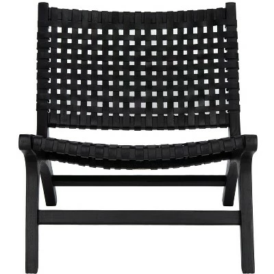 Buy ๐ Luna Leather Woven Accent Chair - Safavieh ๐ 14 Buy ๐ Luna Leather Woven Accent Chair - Safavieh ๐ - Image 12