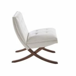 Outlet 🔔 Ink+Ivy Wynn Accent Chair White 🥰 -Living Room Chairs Sales unnamed file 7675