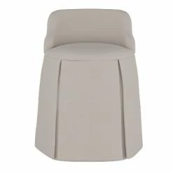 Buy 😍 Vanity Chair Solids - Simply Shabby Chic® Twill White ⌛ -Living Room Chairs Sales unnamed file 7711
