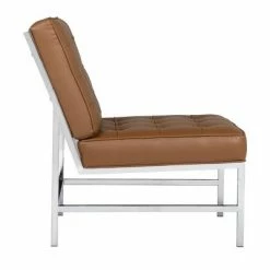 Budget 🎁 Ashlar Bonded Leather Tufted Chair - Studio Designs Home Black 🛒 -Living Room Chairs Sales unnamed file 7716