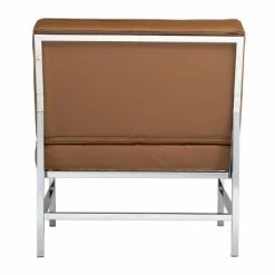 Budget 🎁 Ashlar Bonded Leather Tufted Chair - Studio Designs Home Black 🛒 -Living Room Chairs Sales unnamed file 7718