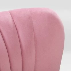 Wholesale 🌟 Lynwood Velvet Armless Accent Chair Pink - CorLiving 🛒 -Living Room Chairs Sales unnamed file 7750