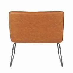 Best deal 🥰 Casper Industrial Accent Chair - LumiSource Camel ✨ -Living Room Chairs Sales unnamed file 7846