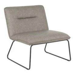 Best deal 🥰 Casper Industrial Accent Chair - LumiSource Camel ✨ -Living Room Chairs Sales unnamed file 7854