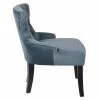 New 🎉 Curves Hour Glass Accent Chair Velvet - OSP Home Furnishings Blue 👍 -Living Room Chairs Sales unnamed file 7865