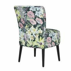 Brand new ✨ Aviva Armless Chair Modern - Handy Living Black Floral 👏 -Living Room Chairs Sales unnamed file 7904