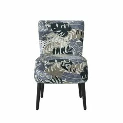 Brand new ✨ Aviva Armless Chair Modern - Handy Living Black Floral 👏 -Living Room Chairs Sales unnamed file 7907