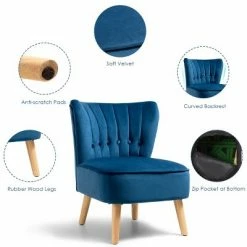 Brand new โ๏ธ Costway Armless Accent Chair Tufted Velvet Leisure Chair Single Sofa Upholstered BlueGreenPink ๐ 17 Brand new โ๏ธ Costway Armless Accent Chair Tufted Velvet Leisure Chair Single Sofa Upholstered BlueGreenPink ๐ -Living Room Chairs Sales unnamed file 7914