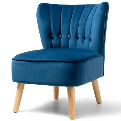 Brand new โ๏ธ Costway Armless Accent Chair Tufted Velvet Leisure Chair Single Sofa Upholstered BlueGreenPink ๐ 9 Brand new โ๏ธ Costway Armless Accent Chair Tufted Velvet Leisure Chair Single Sofa Upholstered BlueGreenPink ๐ - Image 7
