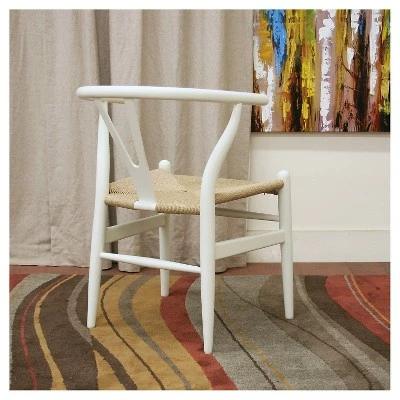 Cheapest ๐คฉ Wishbone Wood Y Chair Ivory Wood - Baxton Studio ๐ 4 Cheapest ๐คฉ Wishbone Wood Y Chair Ivory Wood - Baxton Studio ๐ - Image 2