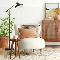 Coupon ✨ Maxton Modern Wingback Chair Sherpa - Threshold™ 😍