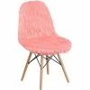 Outlet ⭐ Shaggy 🦮 Dog Accent Chair - Riverstone Furniture Baby Pink 🧨 -Living Room Chairs Sales unnamed file 7993