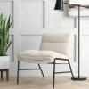 Cheap 😀 Pohle Armless Accent Chair with Metal Legs Sherpa - Project 62™ 💯 -Living Room Chairs Sales unnamed file 8001
