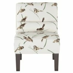 Discount ✨ Skyline Furniture Armless Chair - Cloth & Company Lucinda Floral Harvest 💯