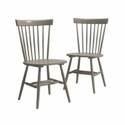 Cheap 👍 2pk New Grange Spindle Back Accent Chairs - Sauder Pewter/green 🧨 -Living Room Chairs Sales unnamed file 8057