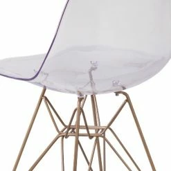 Brand new 👍 Flash Furniture Elon Series Ghost Chair with Gold Metal Base 👏 -Living Room Chairs Sales unnamed file 8154