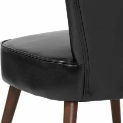 Deals ⭐ Flash Furniture HERCULES Holloway Series Black LeatherSoft Retro Chair 👍 -Living Room Chairs Sales unnamed file 8169